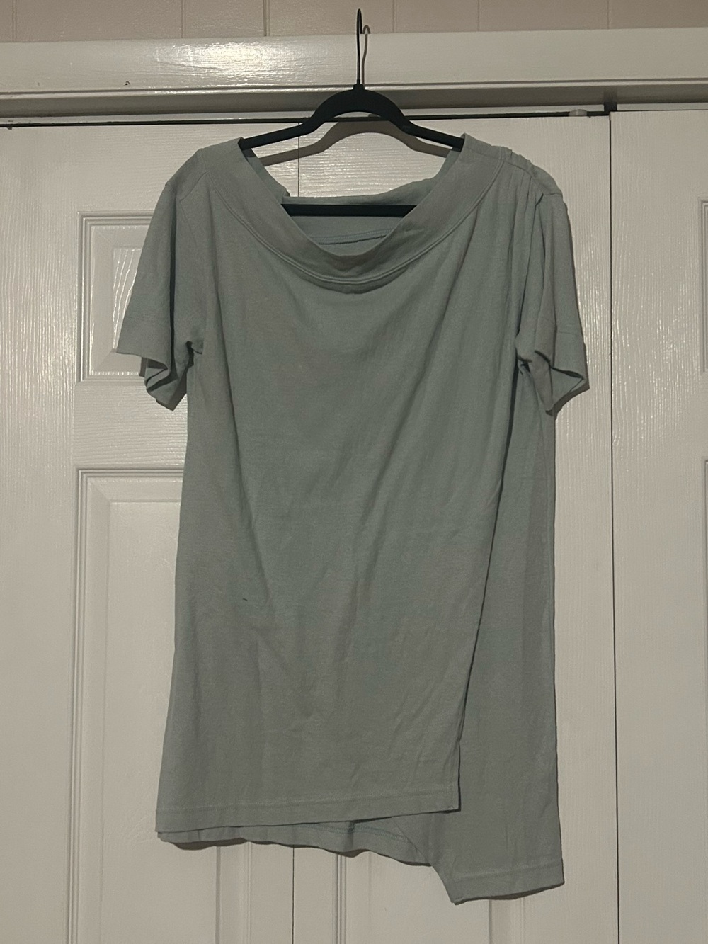 Free People Beach Sage Green Short Sleeve Casual Mini Dress